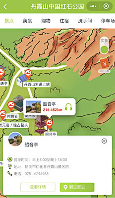 杭州景区手绘地图智慧导览和语音结合，让景区“活”起来