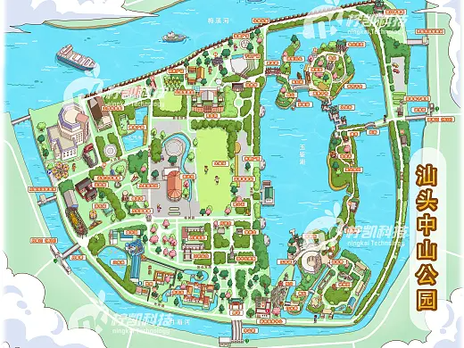 杭州景区手绘地图智慧导览系统给景区带来的收益